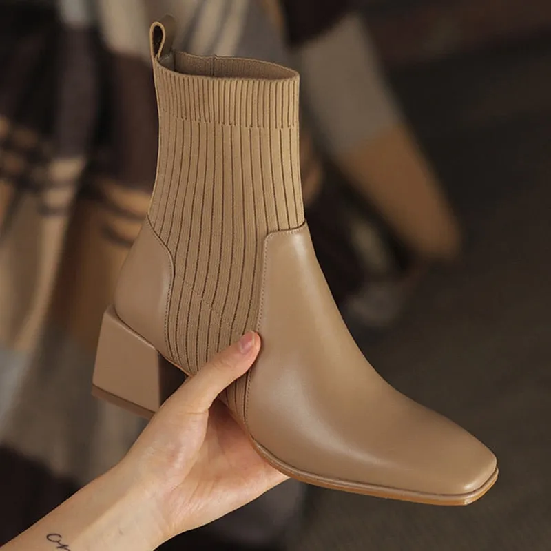 2023 Autumn Winter New Ankle Socks Shoes Women Fashion Large Size 42