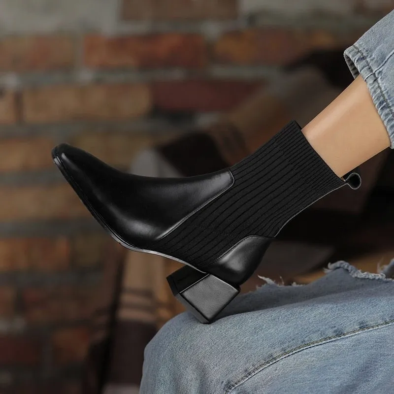 2023 Autumn Winter New Ankle Socks Shoes Women Fashion Large Size 42