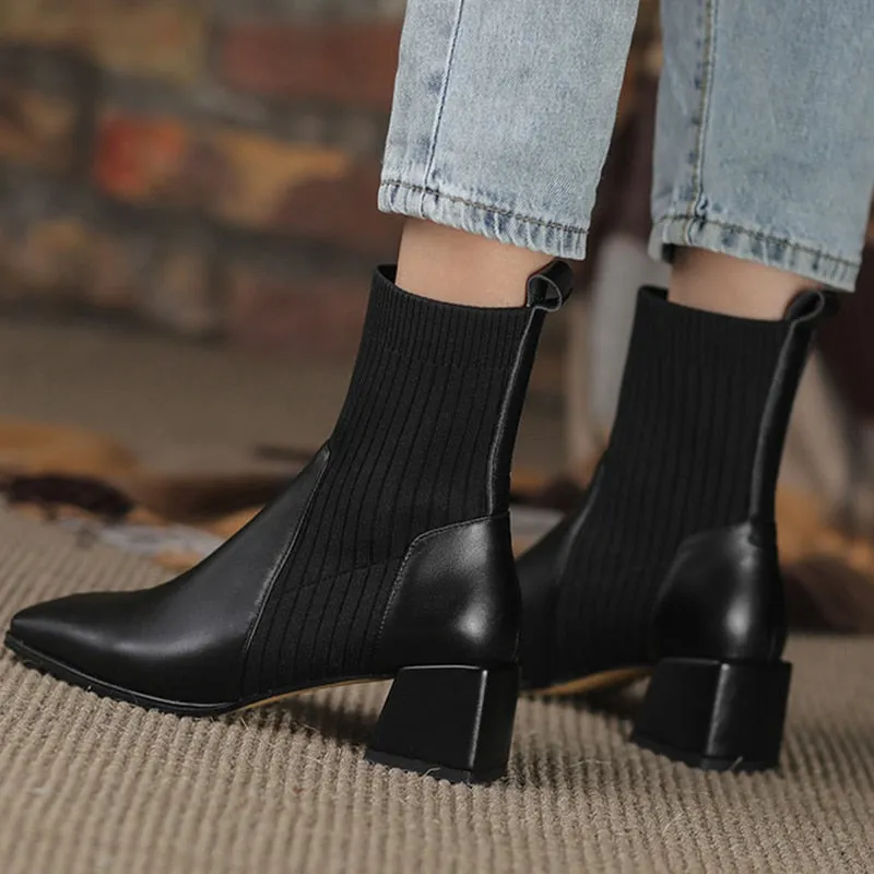 2023 Autumn Winter New Ankle Socks Shoes Women Fashion Large Size 42