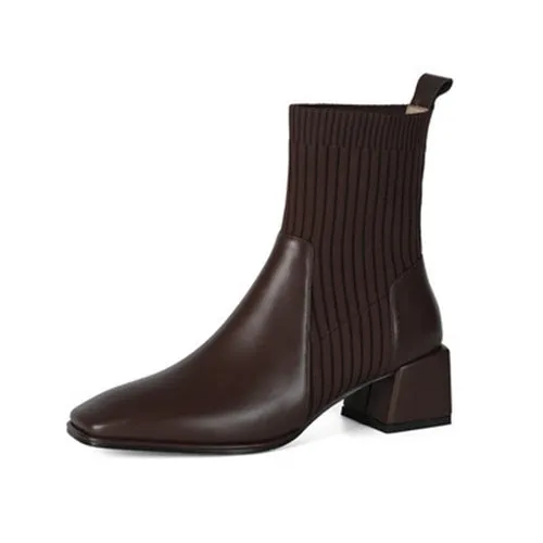 2023 Autumn Winter New Ankle Socks Shoes Women Fashion Large Size 42
