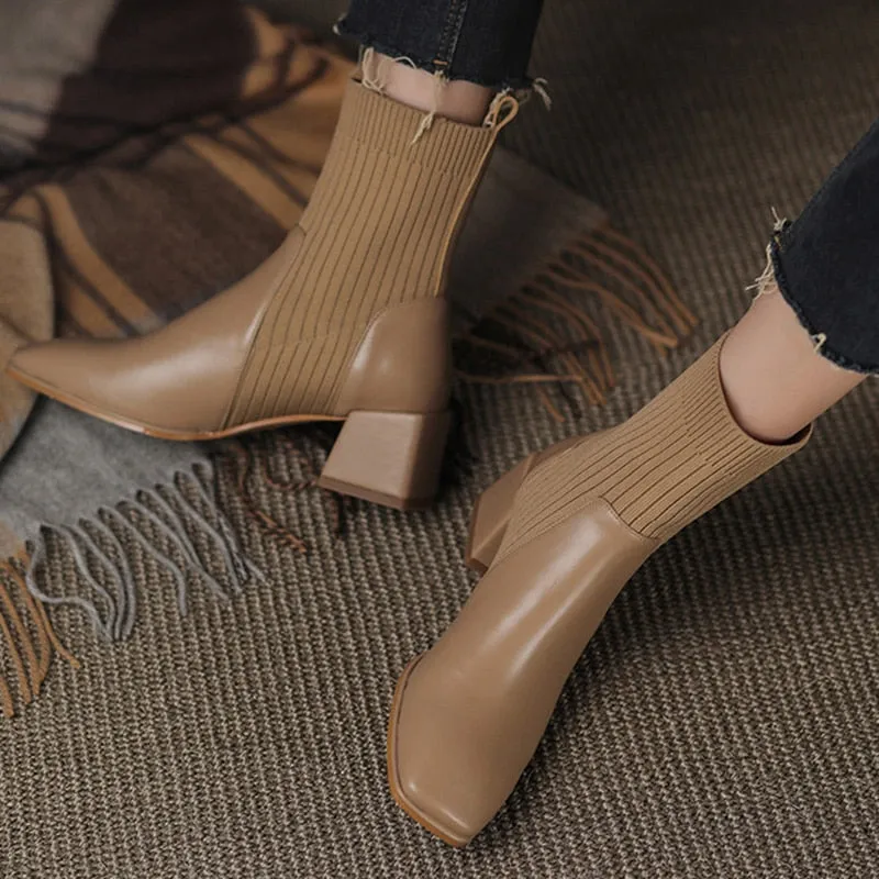 2023 Autumn Winter New Ankle Socks Shoes Women Fashion Large Size 42