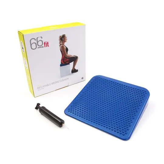 66fit Inflatable Wedge Cushion & Pump