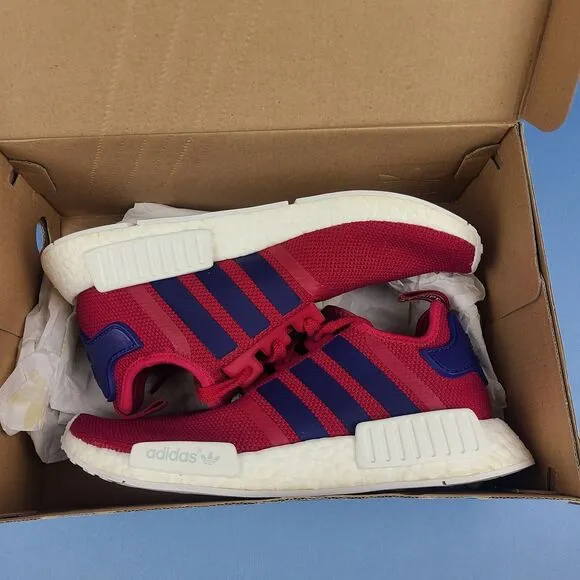 Adidas Kids Sneakers GS Size 7 NMD_R1 J Raspberry Blue Unity Pink Shoes S80205