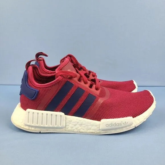 Adidas Kids Sneakers GS Size 7 NMD_R1 J Raspberry Blue Unity Pink Shoes S80205