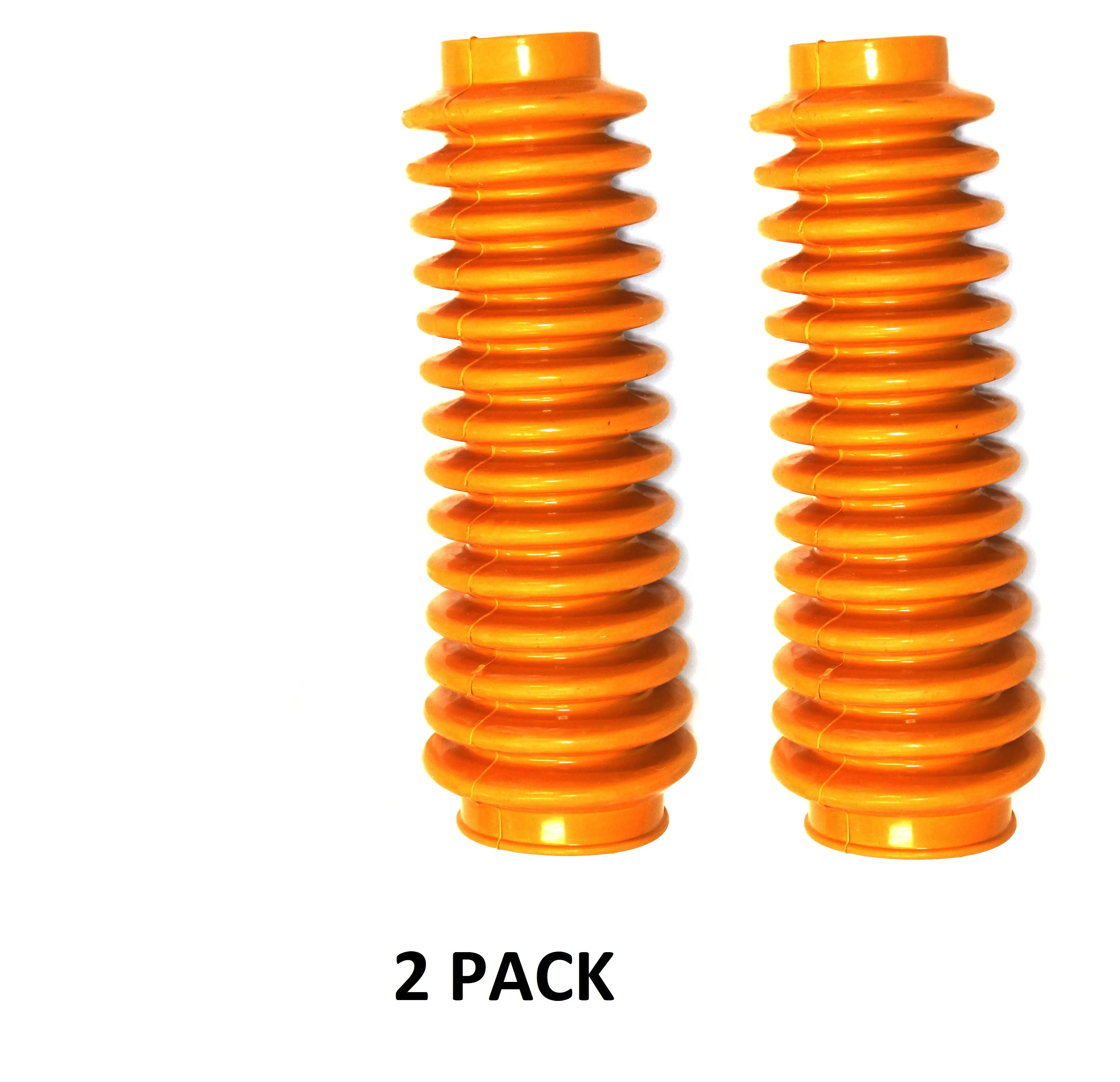 Aftermarket Orange Shock Absorber Boot Cover 2-Pack, JSP Brand Replaces 87172