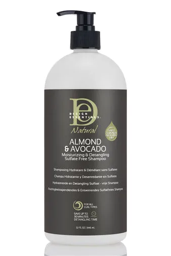ALMOND & AVOCADO MOISTURIZING & DETANGLING SULFATE-FREE SHAMPOO