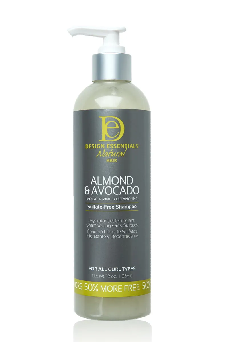 ALMOND & AVOCADO MOISTURIZING & DETANGLING SULFATE-FREE SHAMPOO
