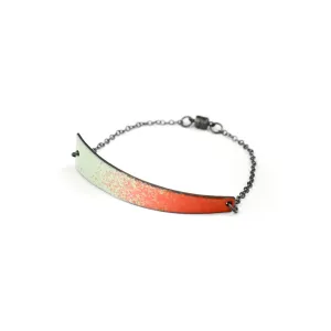 Annie Grimes Williams Lichen, Flame Fade Wedge Bracelet