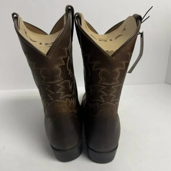 Ariat Heritage Western Boot Brown Size 4.5 M Big Kid