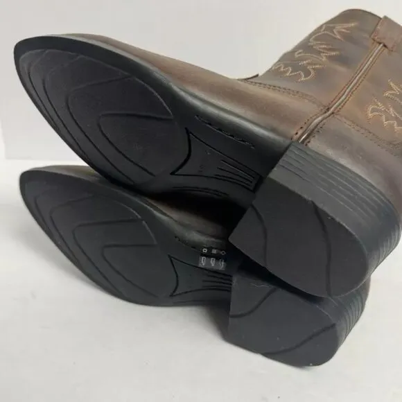 Ariat Heritage Western Boot Brown Size 4.5 M Big Kid