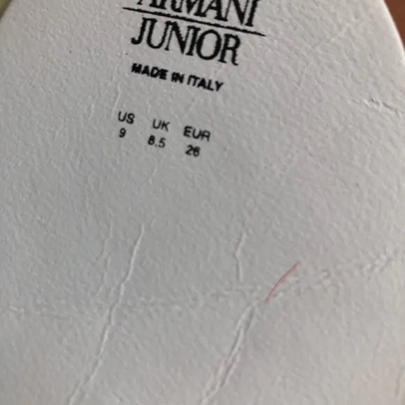 Armani Junior rain boots US9