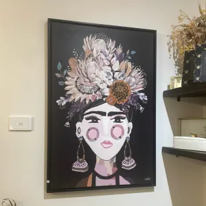 Autumn Frida by Inkheart Canvas Print | Framed