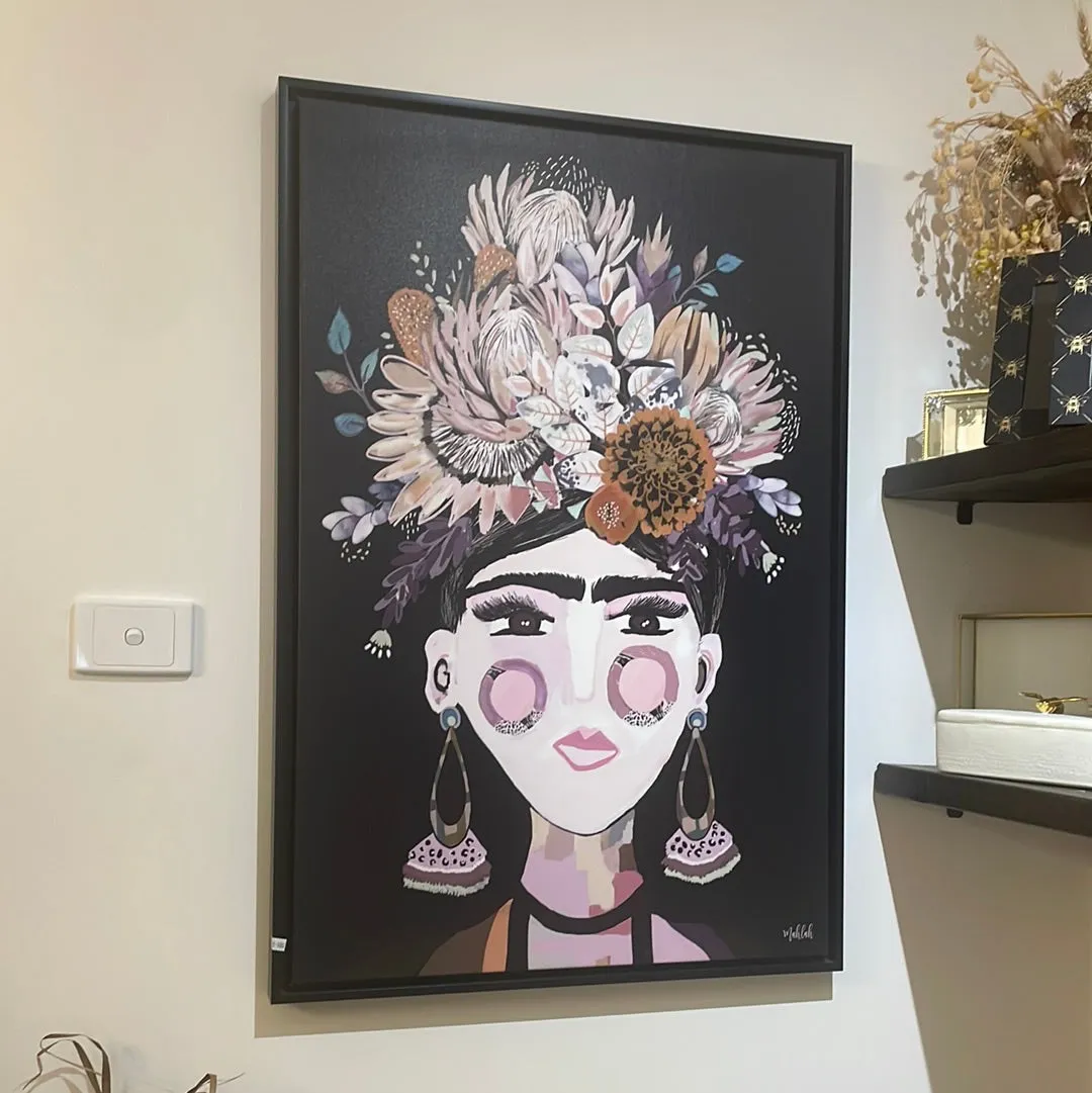 Autumn Frida by Inkheart Canvas Print | Framed