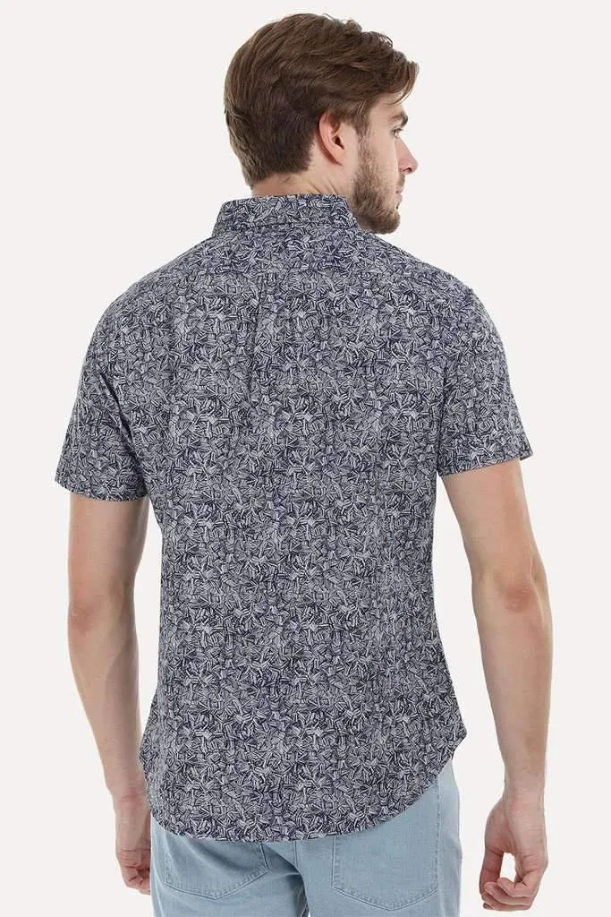 Basket Weave Pattern Shirt