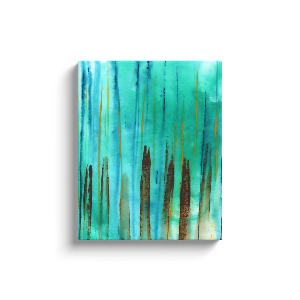 Beach Fence Canvas Reproduction