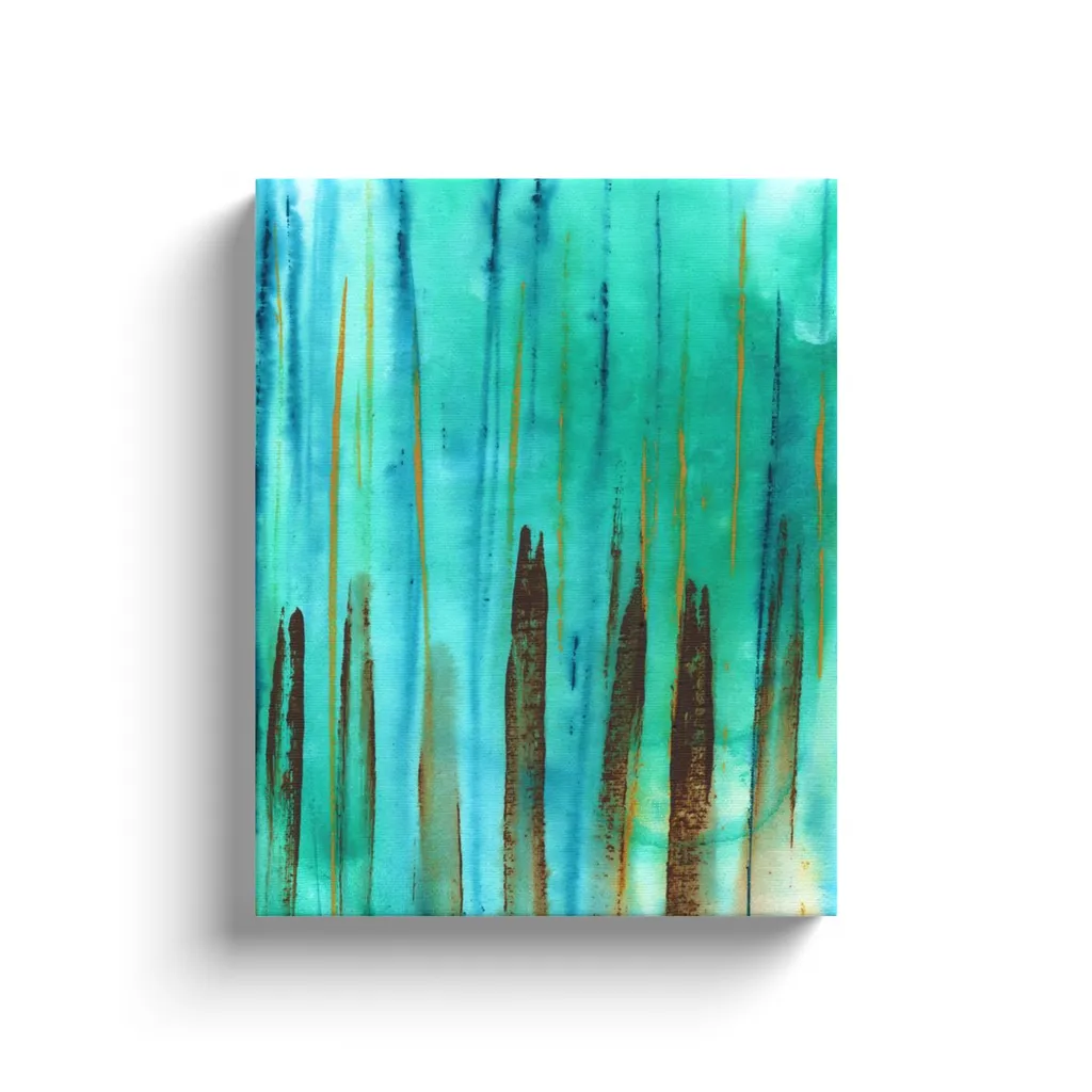 Beach Fence Canvas Reproduction