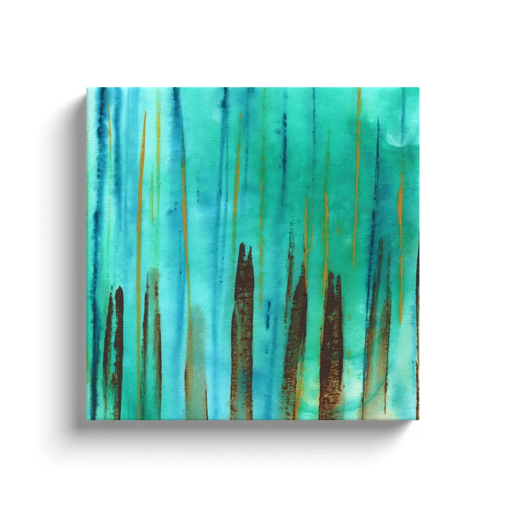 Beach Fence Canvas Reproduction