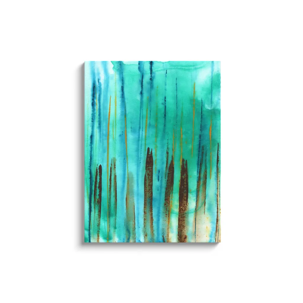 Beach Fence Canvas Reproduction