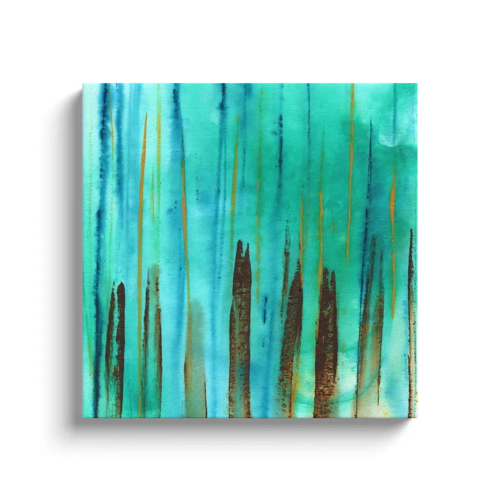 Beach Fence Canvas Reproduction