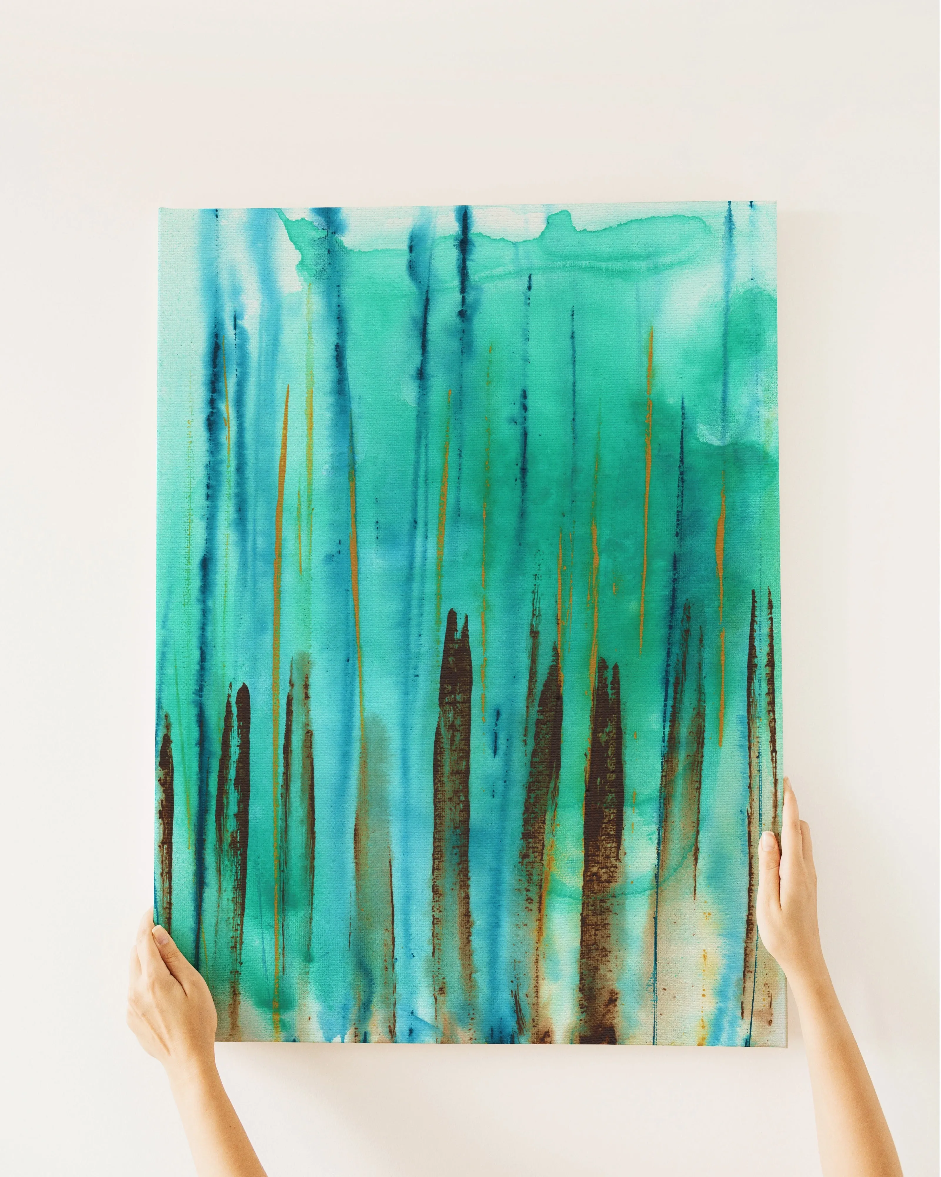 Beach Fence Canvas Reproduction