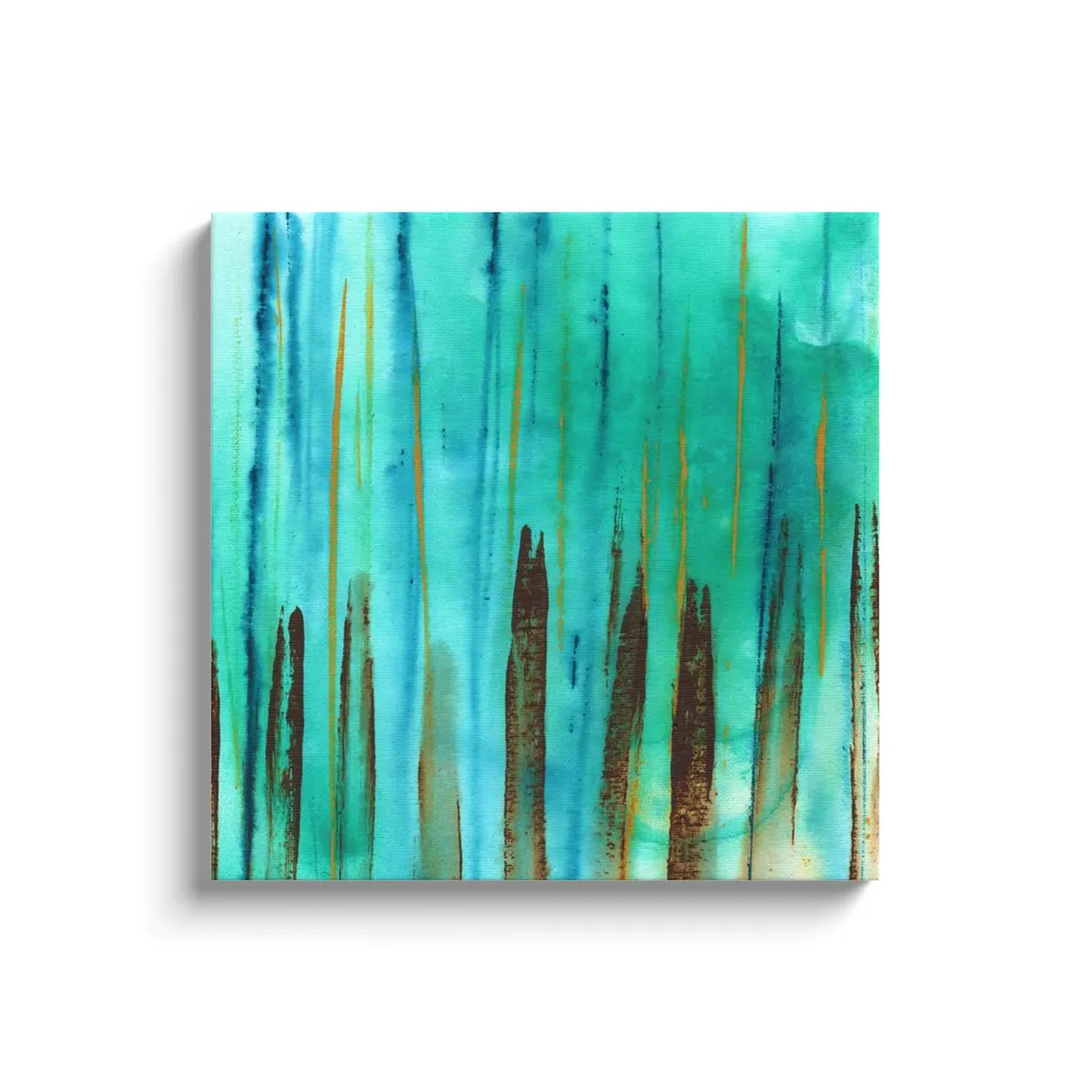 Beach Fence Canvas Reproduction