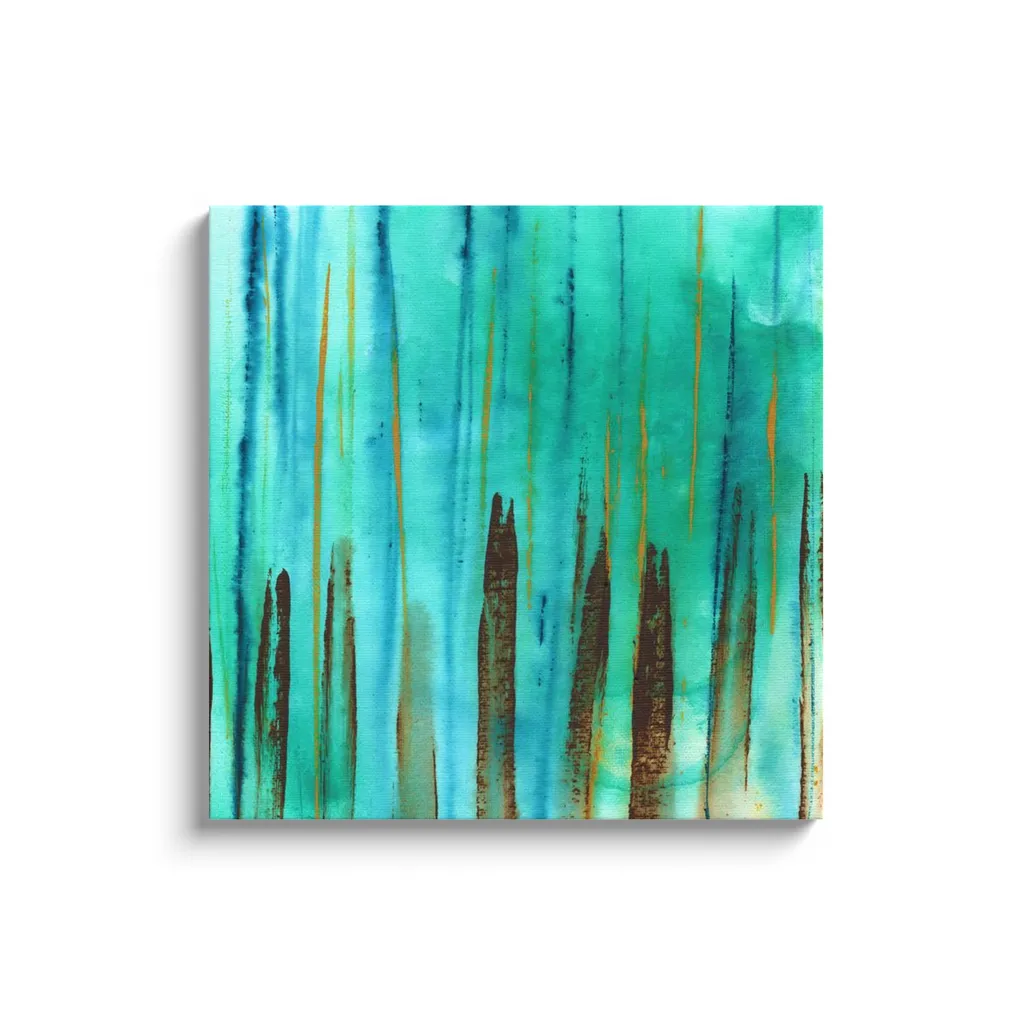 Beach Fence Canvas Reproduction