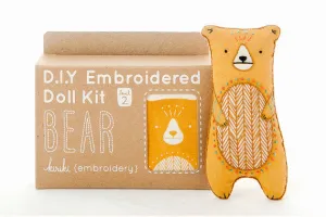 Bear Embroidery Kit --- Kiriki Press
