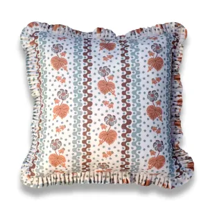 Beth - Chesnut Ruffle Pillow