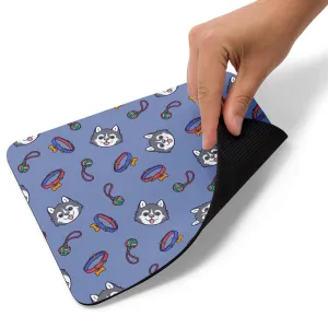 Blue Kids Dog Mouse Pad