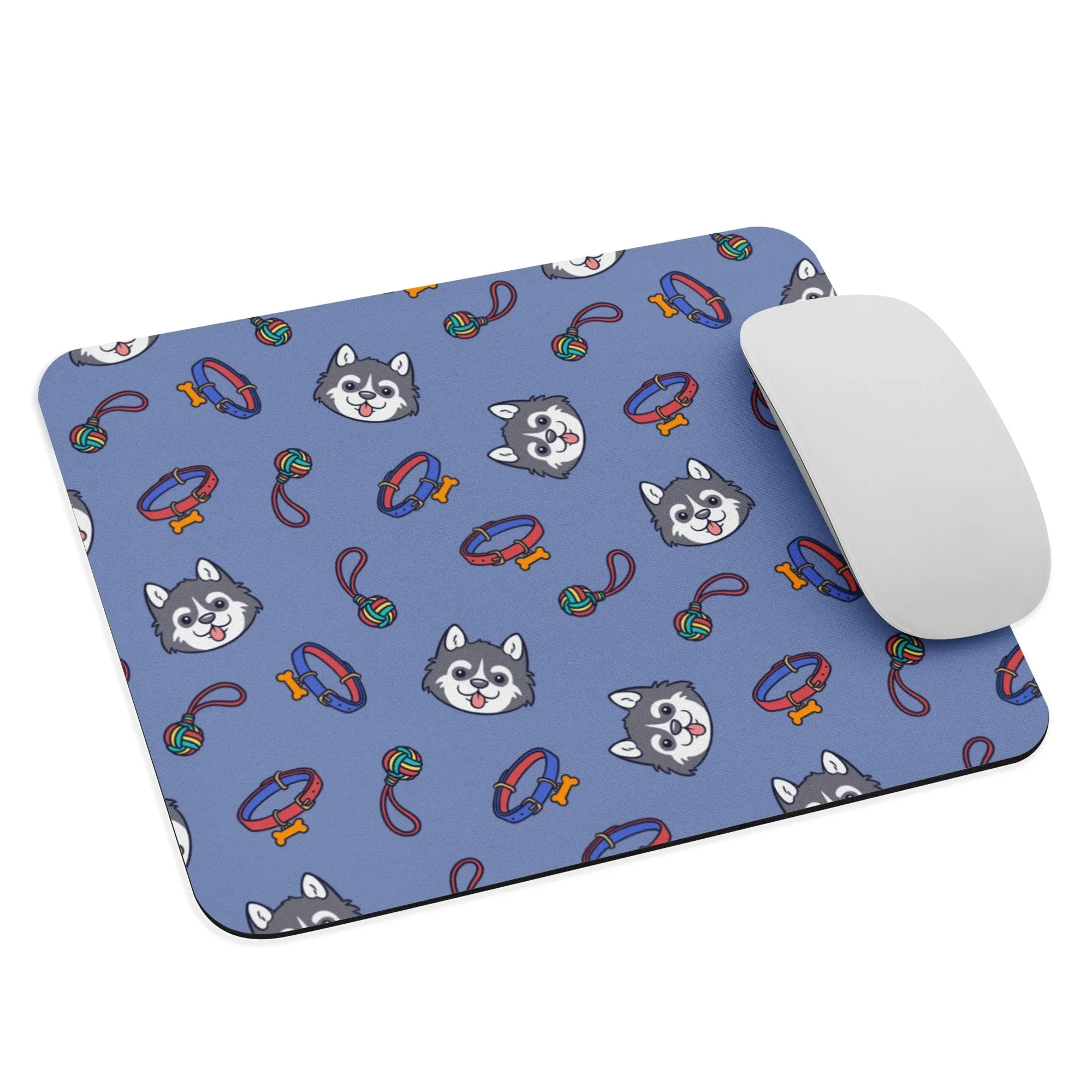 Blue Kids Dog Mouse Pad