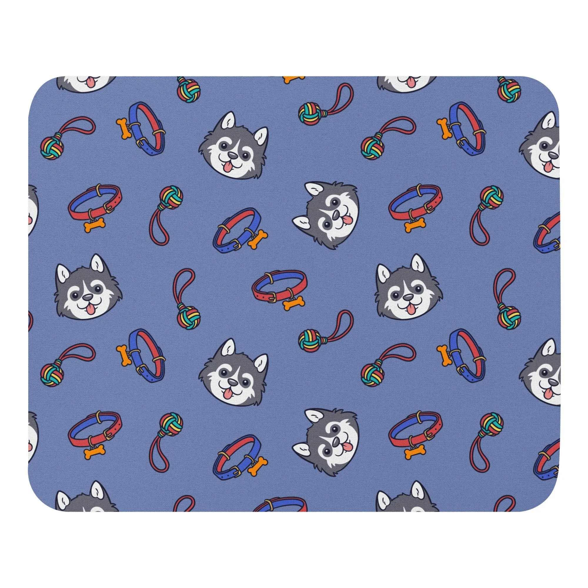 Blue Kids Dog Mouse Pad