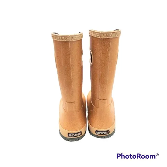 Bogs K RNBT Glitter Rain Boots Youth Size 3