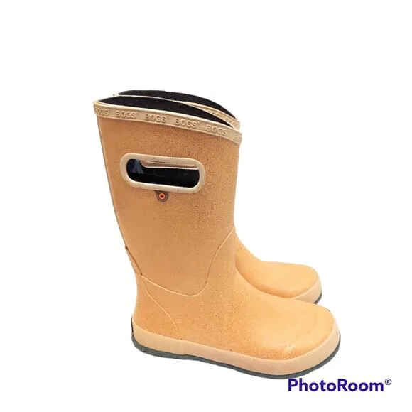Bogs K RNBT Glitter Rain Boots Youth Size 3
