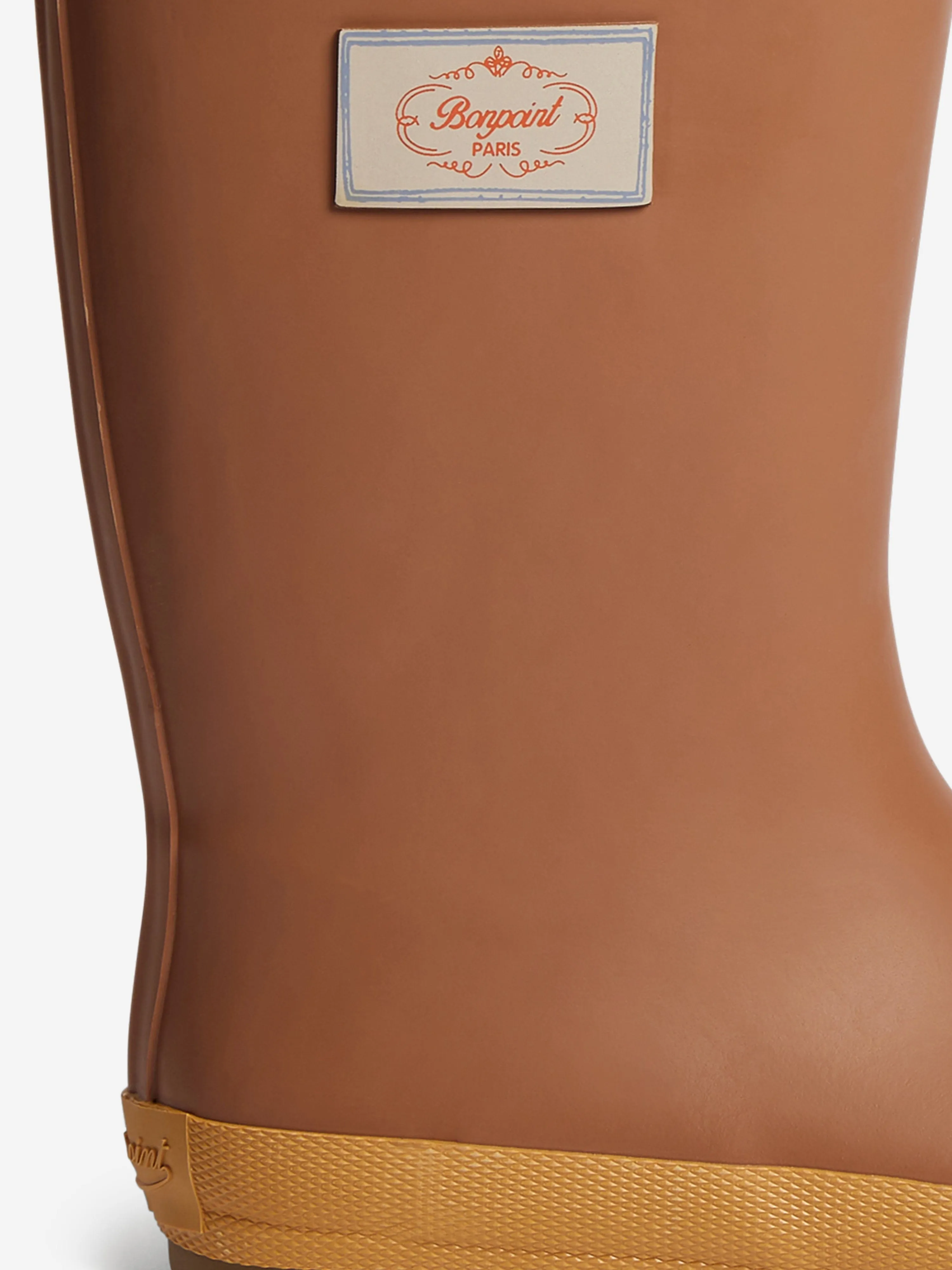 Bonpoint Girls Gilles Rain Boots in Brown