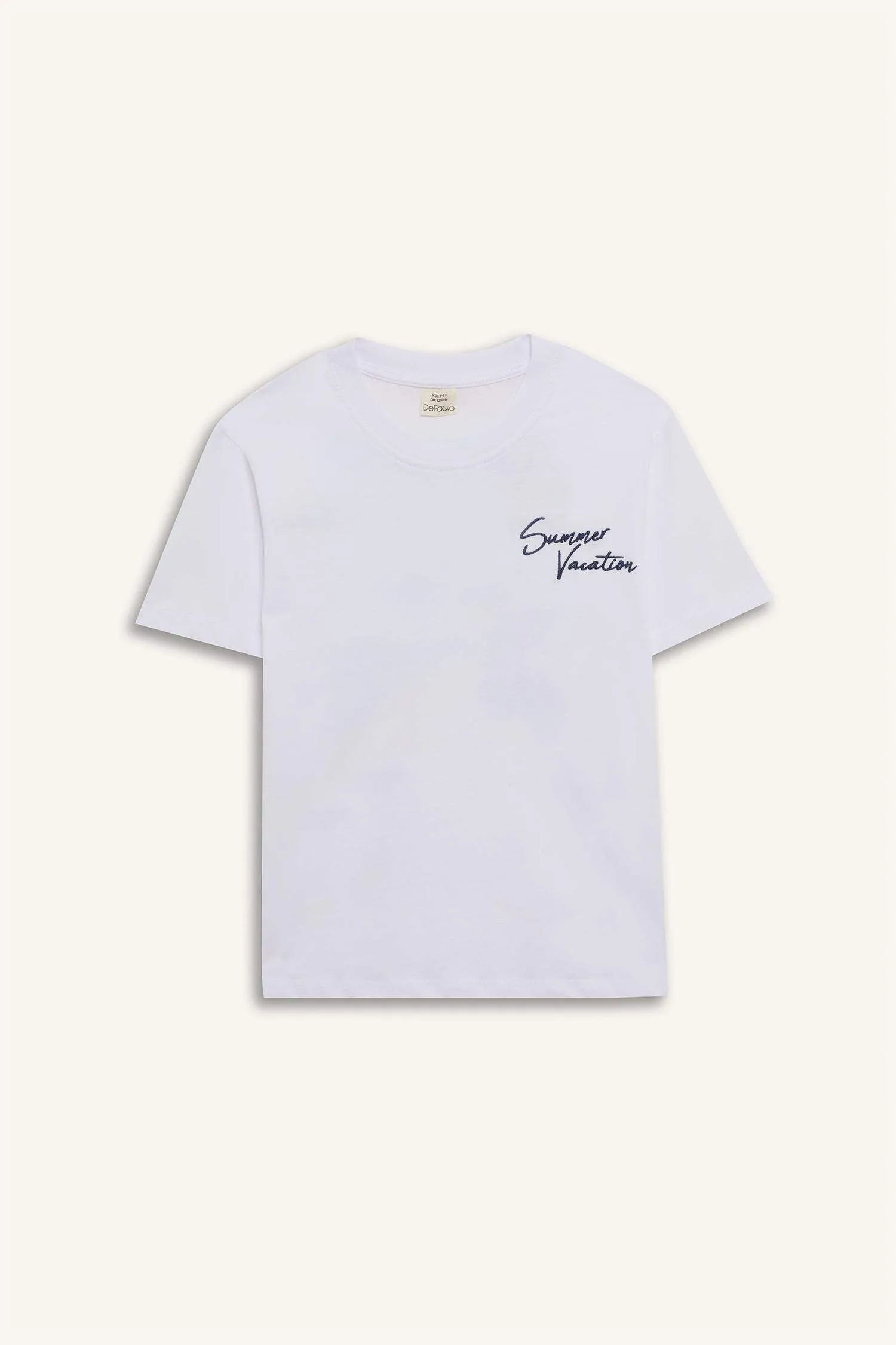 Boy Printed Crew Neck Short Sleeve T-Shirt