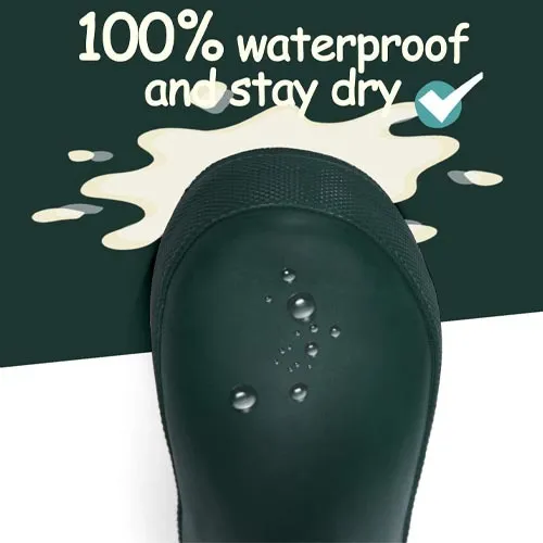 Boy&Girl Rain Boots Waterproof  Dark Green-KomForme