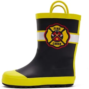 Boy&Girl Rain Boots Waterproof Yellow - K KomForme