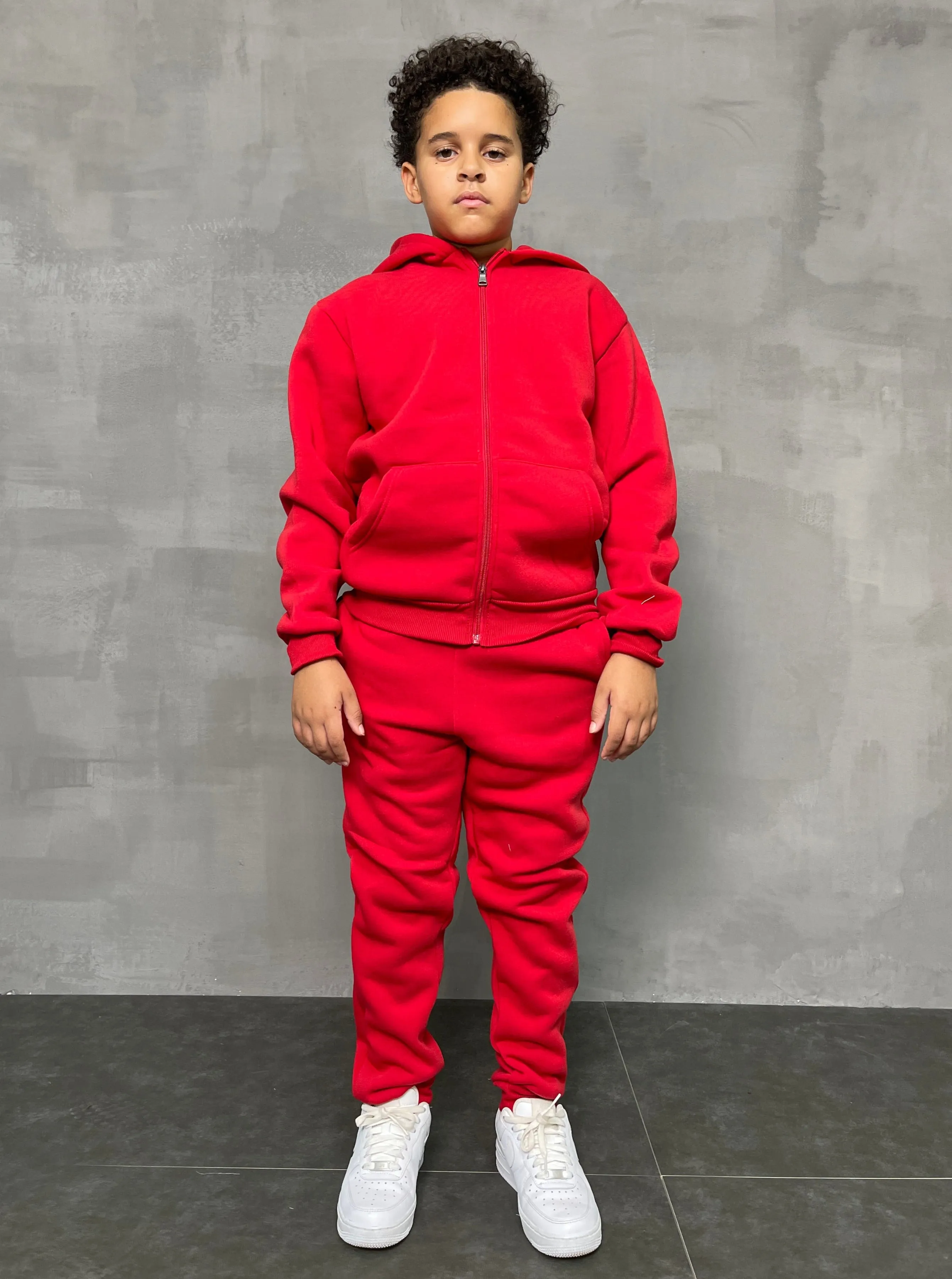 BT-BTF22591K- Kid's Zipdown Hoodie Sweatsuit (8PCS)