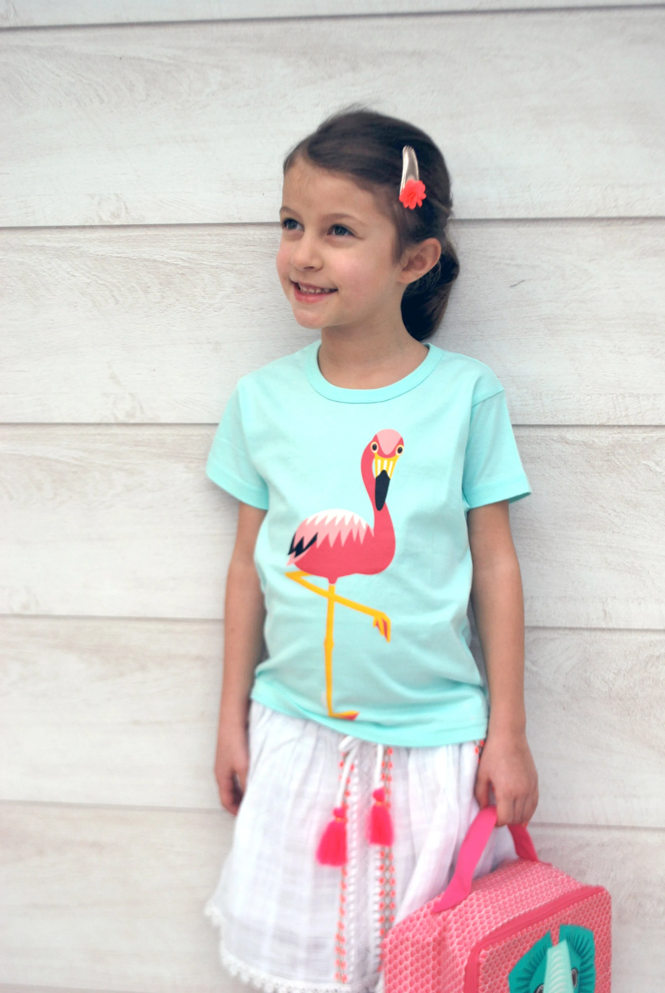 Coq en Pâte Kids T-Shirt (Flamingo)