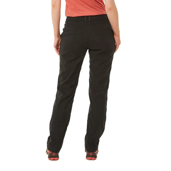 Craghoppers Women's Kiwi Pro II Winter Lined Walking Trousers Black CWJ1221