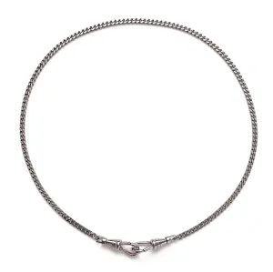 Curb Mask Chain in Silver