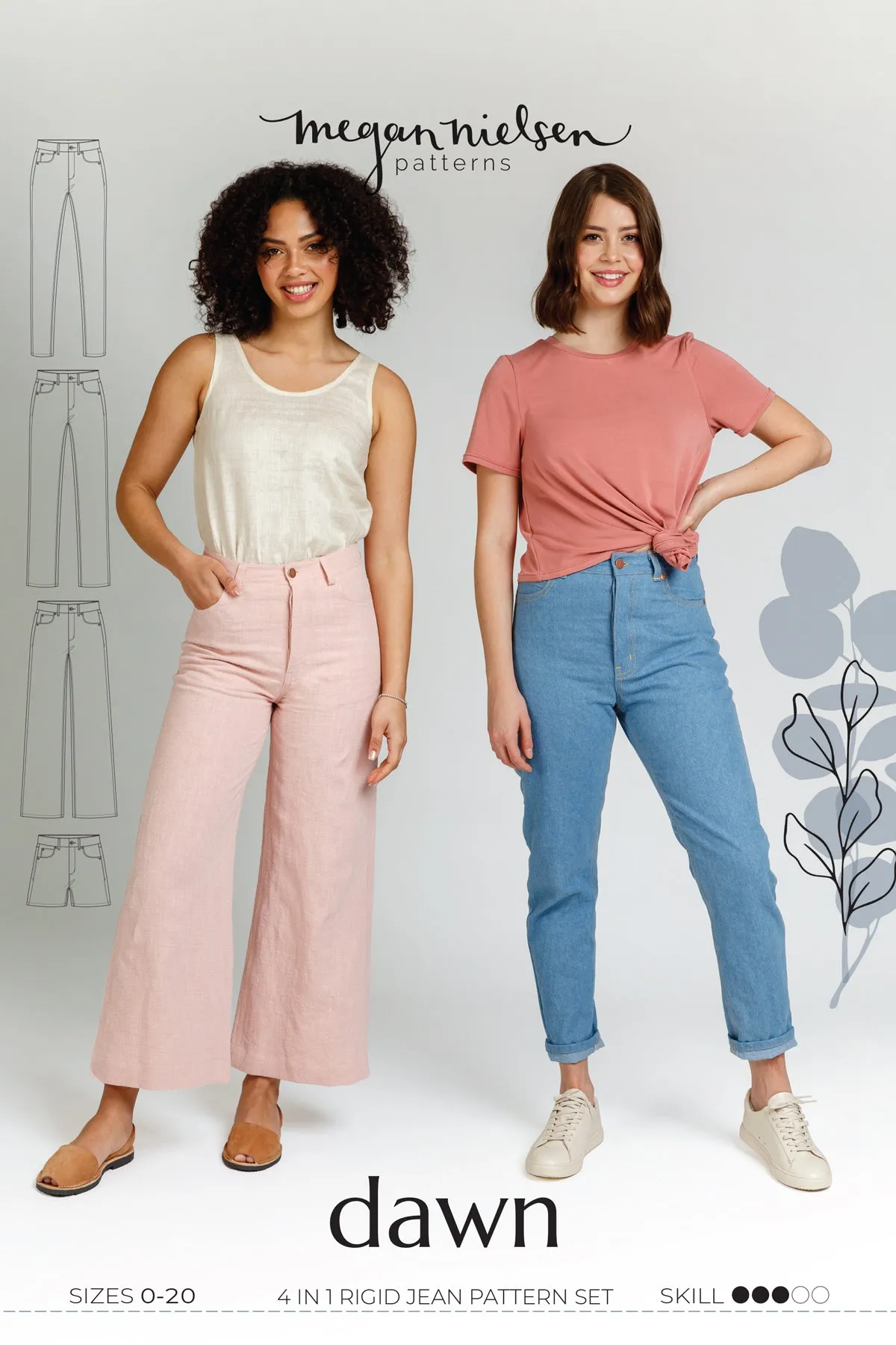 Dawn jeans (4 in 1!) pattern