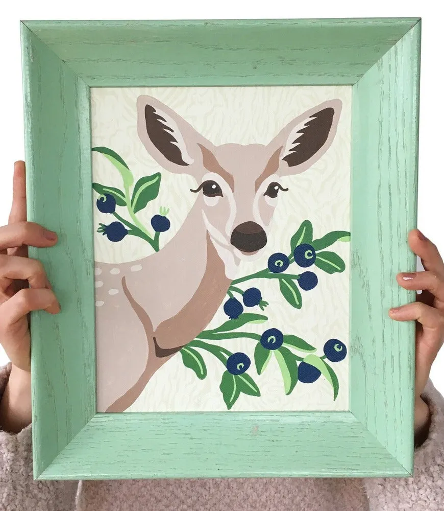 Deer & Huckleberries Paint-by-Number