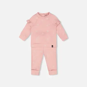 Deux Par Deux Organic Top & Bottom - Wool Ball