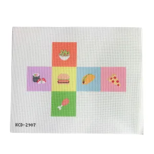 Dinner Cube Printed Canvas