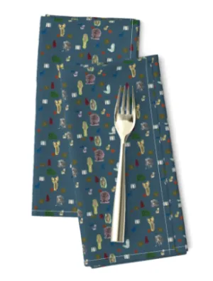 Dinner Napkins <br/> The Great Mother, Cobalt