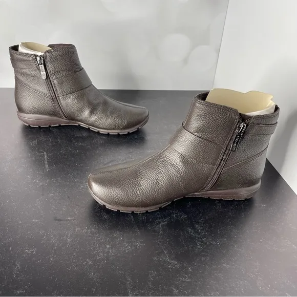 EASY SPIRIT Women’s Aurelia Booties Dark Brown Sz 5.5