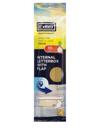 Exitex Letterplate Seal   Flap white