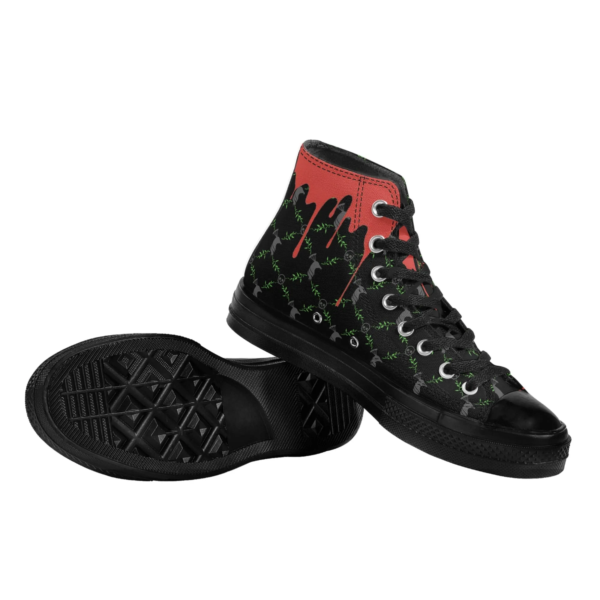 FCS CnS Classic Black High Top Canvas Shoes