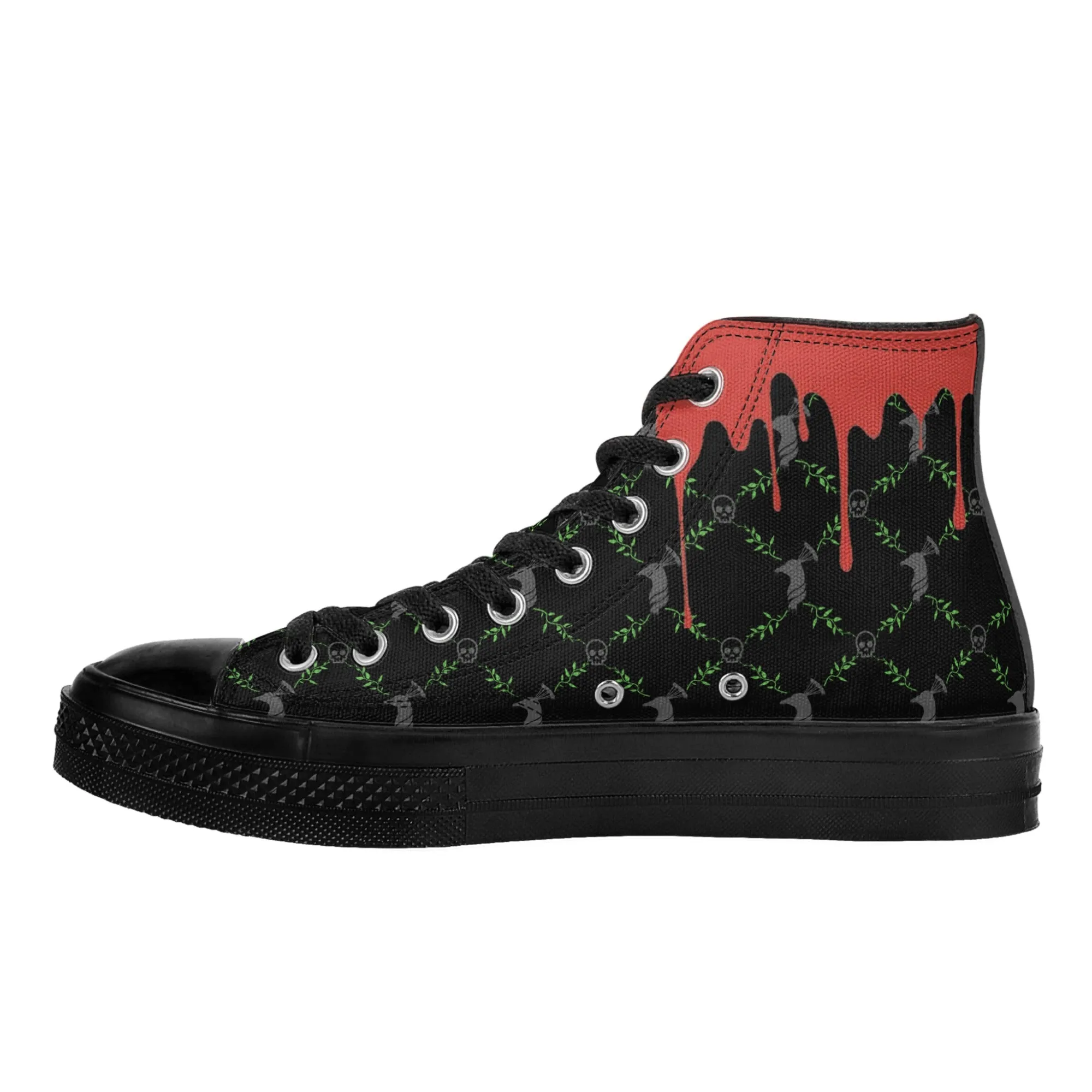 FCS CnS Classic Black High Top Canvas Shoes